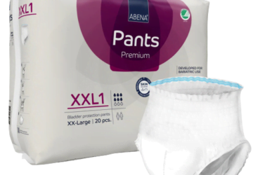 Abena 1999905360 Unisex Adult Absorbent Underwear Premium Pants XXL1 Pull On with Tear Away Seams 2X-Large Disposable Moderate Absorbency (80/CS)