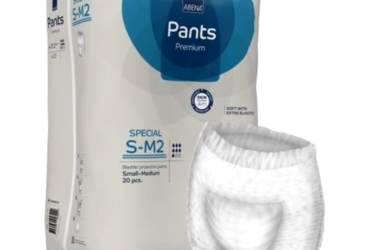 Abena 1999905375 Unisex Adult Absorbent Underwear Premium Pants Special S-M2 Pull On with Tear Away Seams S/M Disposable Heavy Absorbency (120/CS)