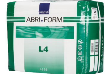 Abena 4168 Unisex Adult Incontinence Brief Comfort L4 Large Disposable Heavy Absorbency (36/CS)