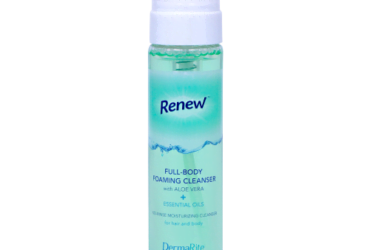 DermaRite 00420 Rinse-Free Body Wash Renew™ Foaming 8 oz. Pump Bottle Citrus Scent (12/CS)