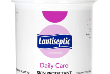 DermaRite LS0710 Skin Protectant Lantiseptic Dry Skin Therapy 14 oz. Jar Lanolin Scent Cream (12/CS)