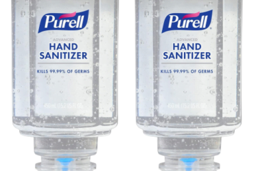 PURELL 4450-06-EC2PK Advanced Hand Sanitizer Gel ES1 Push-Style Hand Sanitizer Dispenser 450 mL refill bottle (Pack of 2)