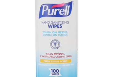 PURELL 911112EA Sanitizing Wipes Fresh Citrus Scent Pack of 100 Wipes