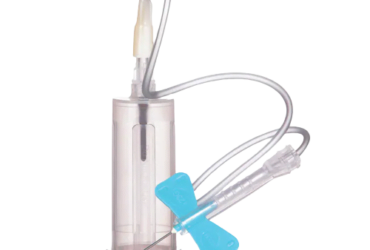 Sol-Millennium 110201030006 Sol-Care Safety Blood Collection Needle w/Pre-attached Holder 3/4 Inch 23 Gauge 12 Inch (200/CS)