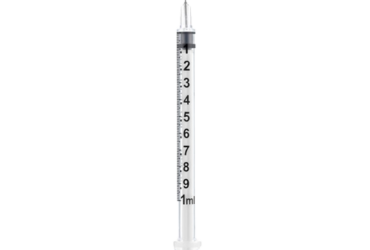 Sol-Millennium 181023T Sol-M 1mL Mixing Syringe Tray 23 Gauge 1/2 Inch (1000/CS)