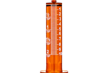 Sol-Millennium 21010GANSB Sol-M 10mL Oral Dispensing Syringe Amber with Tip Cap Gasket type Bulk Non-sterile (500/CS)