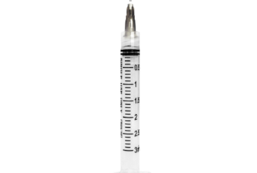 Sol-Millennium 32215SN 3mL Luer Lock Syringe with Safety Needle 1-1/2 Inch 22 Gauge (300/CS)