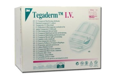 1633 3M TEGADERM I.V. TRANSPARENT ADHESIVE FILM DRESSING WITH CS400