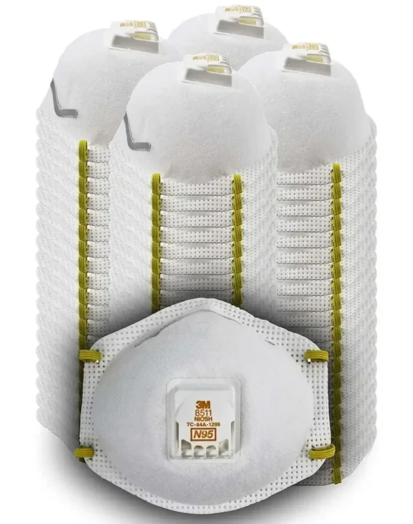 3M 8511 Particulate Disposable Respirator, N95, Pack Of 80