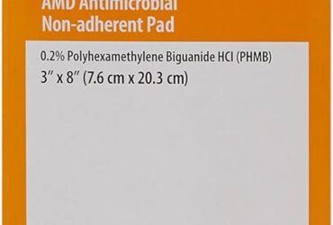 Covidien 7663 Telfa Antibacterial Island Dressing White 3 In x 8 In CS/12