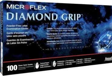 Microflex Diamond Grip MF-300-XL Latex Gloves X-Large CS/10BX
