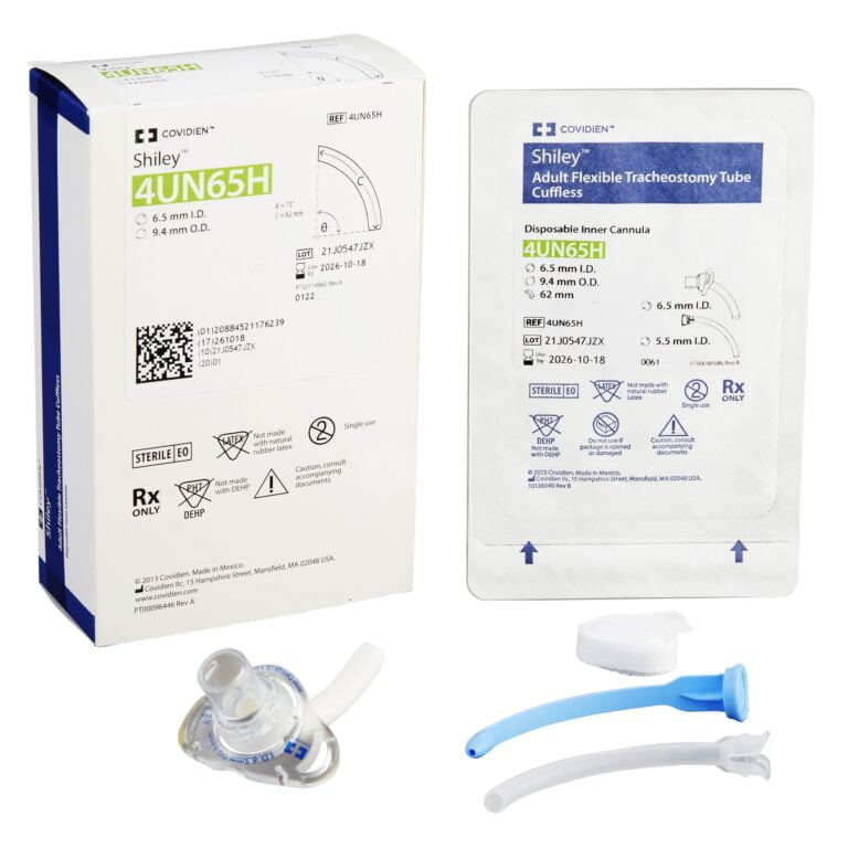 Shiley™ 4UN65H Cuffless Flexible Tracheostomy Tube