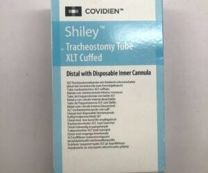 Shiley 80XLTCD Cuffed Extended-Length Tracheostomy Tube with Inner Cannula, Distal, 8 mm ID