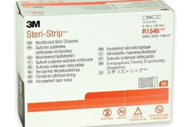3M R1546 Steri-Strip Adhesive Skin. Closures ¼ in. x 4 in. CS/200