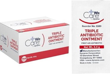 Dynarex 1180 Triple Antibiotic Ointment 0.5 g foil packet BX/144