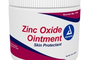 Dynarex 1192 Zinc Oxide Ointment 15 oz. jar