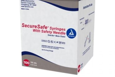 SecureSafe Safety Hypodermic 19G 1 1/2 Inch Needle CS/10