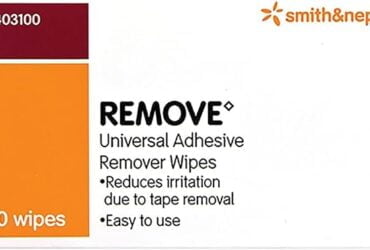 Smith and Nephew 403100 Remove Adhesive Remover Wipes CS/20