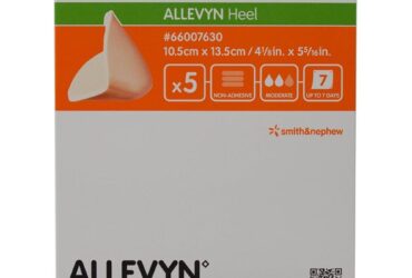 Smith & Nephew 66007630 Allevyn Heel Dressing 4 1/8 in. x 5 5/16 in. CS/30