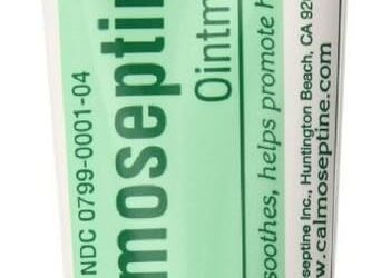Calmoseptine 1-04 Ointment 4 oz. Tube CS/12