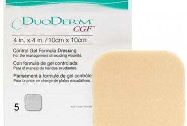 Convatec 187660 Duoderm CGF Hydrocolloid Dressing 4 in. x 4 in. BX/5