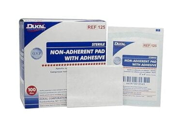 125 DUKAL PAD NON-ADHERENT PAD W/ADH STERILE 3X4 CS1200
