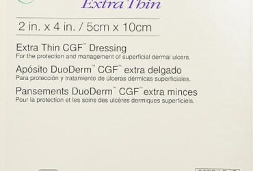 Convatec 187900 Duoderm Extra Thin Hydrocolloid Dressing 2 in. x 4 in. BX/20