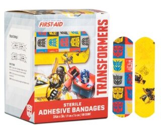 10847 DUKAL STAT ADHESIVE BANDAGE, TRANSFORMER, 3/4X3″, CS1200