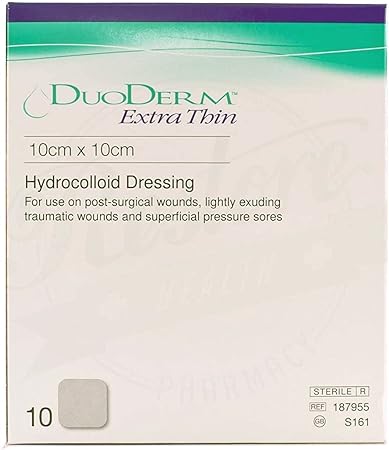 Convatec 187955 Duoderm Extra Thin Hydrocolloid Dressing