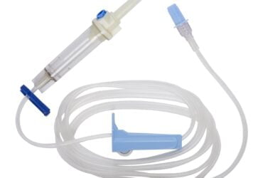 Baxter ACT5435 Administration Set Duo-Vent 103 in. Tubing 10 ml. Port Spike CS/48