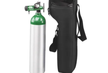 D Cylinder Oxygen Tank Kit with Shoulder Carrying Case by Responsive Respiratory
