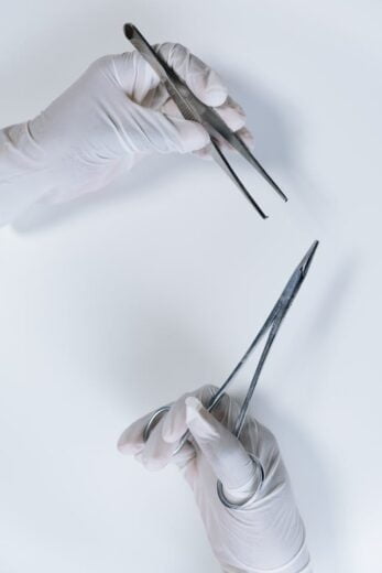 Two different kinds of forceps