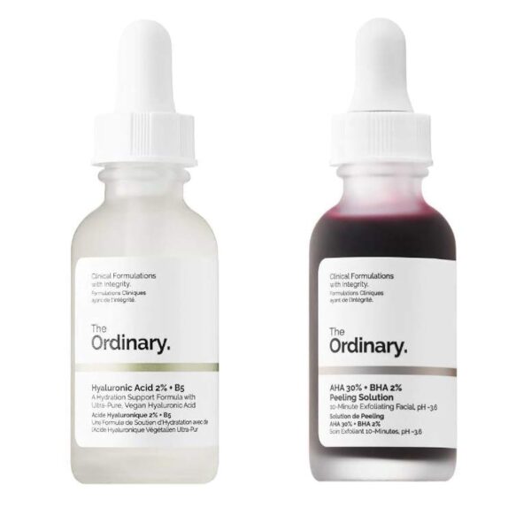 The Ordinary Peeling Solution And Hyaluronic Face Serum