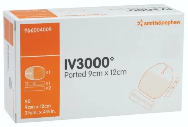 66004009 IV3000 1 HAND SHAPED PORTED DRESSING 3.5″ X 4.75″ CS500