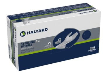 41659 HALYARD STERLING SG NITRILE EXAM GLOVES, NON STERILE, MD CS2500