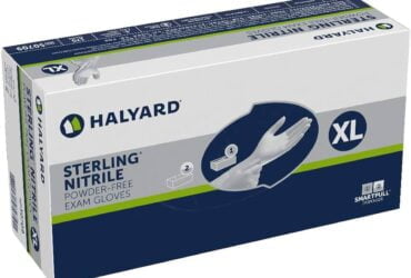 HALYARD HEALTH 50709 NITRILE EXAM GLOVE LF STERLING XLG CS1700