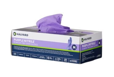 HALYARD HEALTH 55083 SAFESKIN PURPLE NITRILE EXAM GLOVE, LARGE CS1000