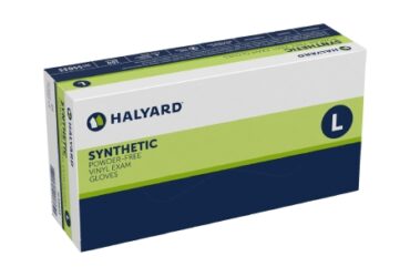 HALYARD HEALTH 55033 HALYARD VINYL EXAM GLOVES, 9.5" SIZE L, PWDR FREE, CS1000