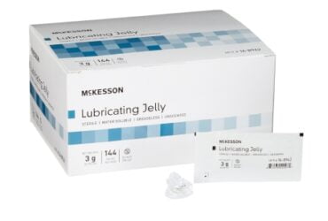 MCKESSON 16-8942 LUBRICATING JELLY FAIL PK 3 GRAM CS864