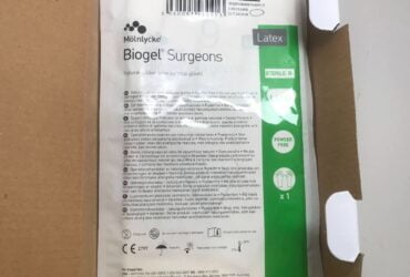 MOLNLYCKE HEALTH CARE US LLC 30490 GLV BIOGEL SURGEONS SZ 9 CS4