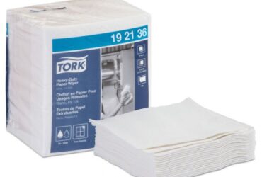 ESSITY 192136 PAPER WIPER HEAVY DUTY 1/4-FOLD 1PLY WTE 13"X12.5" CS16