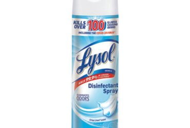 RECKITT BENCKISER RAC79329 LYSOL DISINFECTANT CRISP LINEN SPRAY, 19OZ, CS12