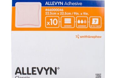 66000046 ALLEVYN ADHESIVE HYDROCELLULAR DRESSING 9" X 9" CS80