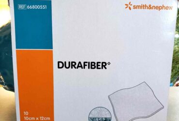 66800551	DURAFIBER GELLING FIBER DRESSING 4" X 4-3/4"	CS120