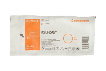 5999003 EXU-DRY 3″ DISC WOUND DRESSINGS CS100