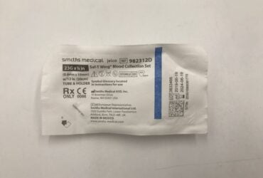 982312D	SMITHS MEDICAL SAFT WING BLOOD COLLECTION/INFUSION SET	CS200