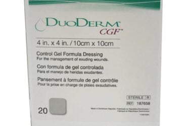 187658 DuoDerm CGF Hydrocolloid Dressing 4″ x 4″