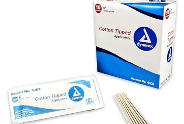 4302 DYNAREX COTTON TIP APPLICATOR, NS, 6″, BG1, CS100