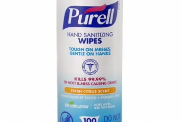 9111-12	PURELL HAND SANITIZING WIPES, 100CT, ECO-SLIM CANISTER	CS12