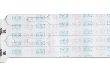 344S49PDL PDC SNUGFIT 4 PART ID BAND, BEARS, 100/CS